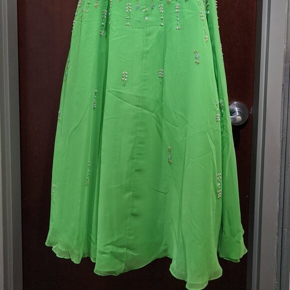 Posh Precious 020240 Green Flash Size 10 Prom Dress - Picture 8 of 10
